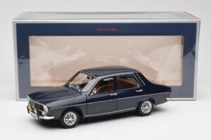 Renault 12 TS ダークブルー Norev 1:18 185214 メタル - 画像 8/8