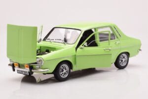 Renault 12 TS ライトグリーン Norev 1:18 185247 メタル - 画像 2/8