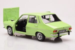 Renault 12 TS ライトグリーン Norev 1:18 185247 メタル - 画像 5/8