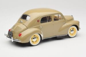 Renault 4CV Berline Gris Ardoise Solido 1:18 8059 メタル - 画像 3/8