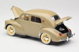 Renault 4CV Berline Gris Ardoise Solido 1:18 8059 メタル - 画像 5/8