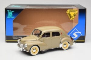 Renault 4CV Berline Gris Ardoise Solido 1:18 8059 メタル - 画像 8/8