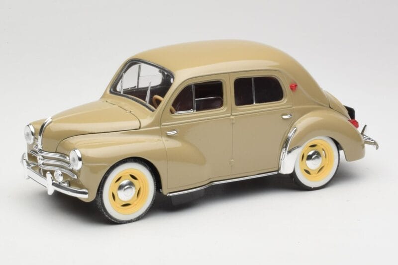 Renault 4CV Berline Gris Ardoise Solido 1:18 8059 メタル