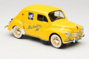 Renault 4CV Michelin Yellow Solido 1:18 82002 メタル - 画像 4/6