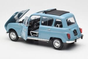 Renault 4L ブルー Norev 1:18 185255 メタル - 画像 5/8