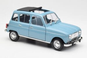 Renault 4L ブルー Norev 1:18 185255 メタル - 画像 6/8