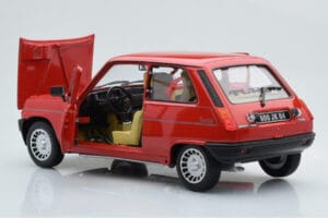 Renault 5 Alpine Turbo レッド Norev 1:18 185243 メタル - 画像 3/8