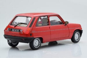 Renault 5 Alpine Turbo レッド Norev 1:18 185243 メタル - 画像 4/8