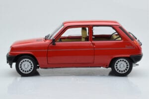 Renault 5 Alpine Turbo レッド Norev 1:18 185243 メタル - 画像 5/8