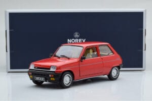 Renault 5 Alpine Turbo レッド Norev 1:18 185243 メタル - 画像 8/8