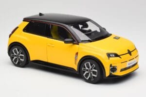 Renault 5 E-Tech Pop イエロー & ブラック Norev 1:18 185500 メタル - 画像 2/8