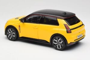 Renault 5 E-Tech Pop イエロー & ブラック Norev 1:18 185500 メタル - 画像 3/8