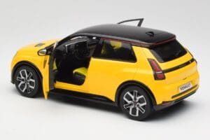 Renault 5 E-Tech Pop イエロー & ブラック Norev 1:18 185500 メタル - 画像 5/8