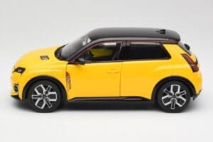 Renault 5 E-Tech Pop イエロー & ブラック Norev 1:18 185500 メタル - 画像 6/8