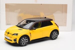 Renault 5 E-Tech Pop イエロー & ブラック Norev 1:18 185500 メタル - 画像 8/8