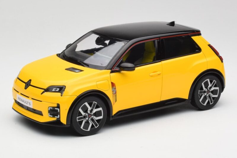 Renault 5 E-Tech Pop イエロー & ブラック Norev 1:18 Renault 5 E-Tech Pop イエロー & ブラック Norev 1:18 185500 メタル