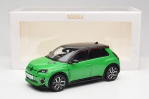 Renault 5 E-Tech Electric Pop グリーン & ブラック Norev 1:18 185502 メタル - 画像 8/8