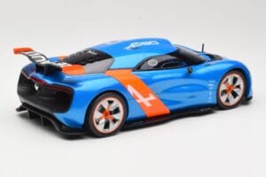 Alpine A110-50 ブルー & オレンジ Norev 1:18 185147 メタル - 画像 2/6