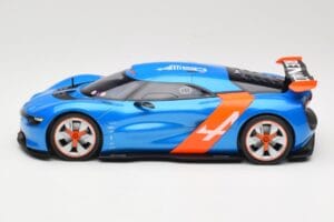 Alpine A110-50 ブルー & オレンジ Norev 1:18 185147 メタル - 画像 3/6
