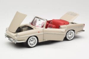 Renault Caravelle カブリオレ ベージュ Norev 1:18 185150 メタル - 画像 2/8