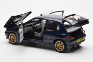 Renault Clio Williams Mk1 ブルー Norev 1:18 185230 メタル - 画像 5/8