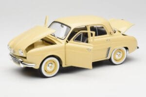 Renault Dauphine ベージュ Norev 1:18 185258 メタル - 画像 2/8