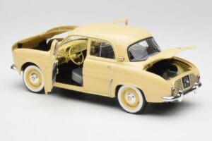 Renault Dauphine ベージュ Norev 1:18 185258 メタル - 画像 5/8