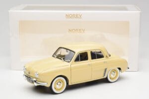 Renault Dauphine ベージュ Norev 1:18 185258 メタル - 画像 8/8