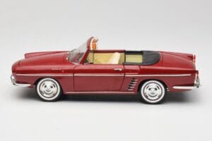 Renault Floride カブリオレ レッド Norev 1:18 185175 メタル - 画像 4/8
