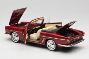 Renault Floride カブリオレ レッド Norev 1:18 185175 メタル - 画像 5/8