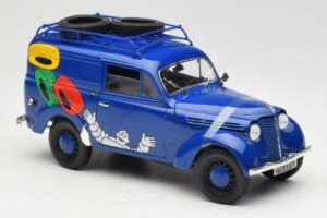 Renault Juvaquatre Michelin Blue Solido 1:18 82008 メタル - 画像 5/8
