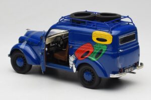 Renault Juvaquatre Michelin Blue Solido 1:18 82008 メタル - 画像 7/8