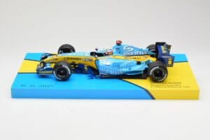 Renault R25 #5 F. Alonso 2nd Place British GP 2005 Minichamps 1:18 147051105 メタル
