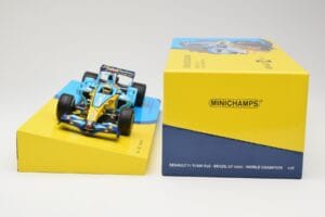 Renault R26 #1 F. Alonso F1 World Champion Brazilian GP 2006 Minichamps 1:18 147061801 メタル - 画像 6/6