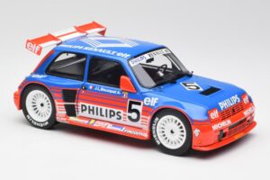 Renault R5 Maxi Turbo #5 Philips J-L. Busquet Superproduction 1987 Otto 1:18 OT1094 レジン - 画像 4/6