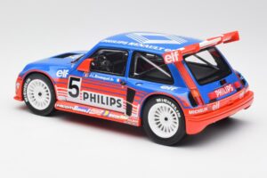 Renault R5 Maxi Turbo #5 Philips J-L. Busquet Superproduction 1987 Otto 1:18 OT1094 レジン - 画像 5/6