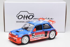 Renault R5 Maxi Turbo #5 Philips J-L. Busquet Superproduction 1987 Otto 1:18 OT1094 レジン - 画像 6/6