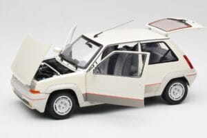 Renault Super 5 GT Turbo Phase 1 パールホワイト Norev 1:18 185200 メタル - 画像 2/8