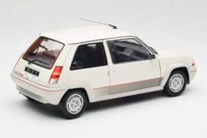 Renault Super 5 GT Turbo Phase 1 パールホワイト Norev 1:18 185200 メタル - 画像 3/8