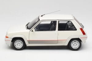Renault Super 5 GT Turbo Phase 1 パールホワイト Norev 1:18 185200 メタル - 画像 4/8