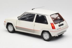 Renault Super 5 GT Turbo Phase 1 パールホワイト Norev 1:18 185200 メタル - 画像 7/8
