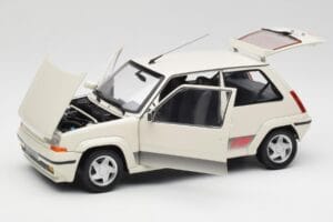 Renault Super 5 GT Turbo Phase 2 パールホワイト Norev 1:18 185206 メタル - 画像 2/8