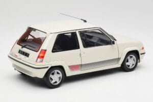 Renault Super 5 GT Turbo Phase 2 パールホワイト Norev 1:18 185206 メタル - 画像 3/8
