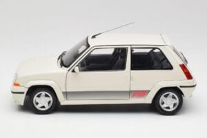 Renault Super 5 GT Turbo Phase 2 パールホワイト Norev 1:18 185206 メタル - 画像 4/8