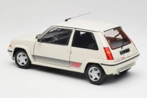 Renault Super 5 GT Turbo Phase 2 パールホワイト Norev 1:18 185206 メタル - 画像 7/8