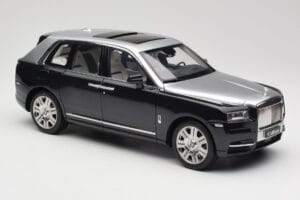 Rolls-Royce Cullinan ブラック & シルバー OEM 1:18 ROLLS001 メタル - 画像 6/8