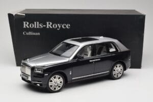 Rolls-Royce Cullinan ブラック & シルバー OEM 1:18 ROLLS001 メタル - 画像 8/8