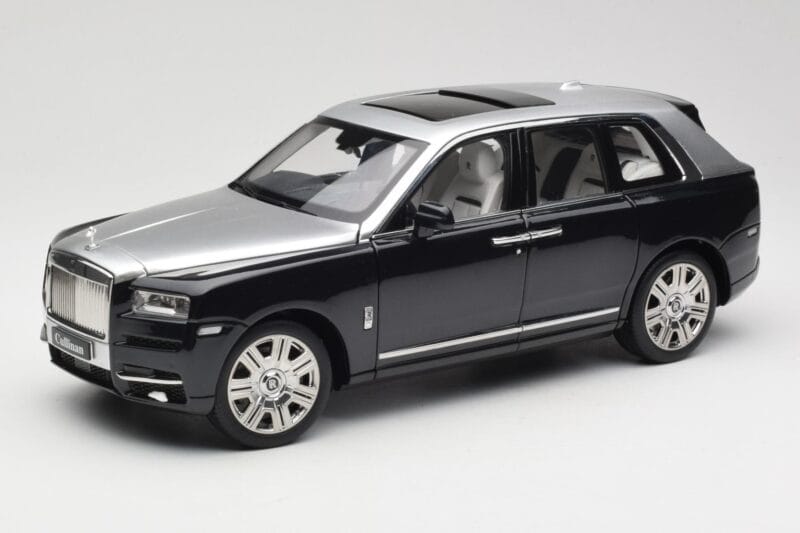 Rolls-Royce Cullinan ブラック & シルバー OEM 1:18 ROLLS001 メタル