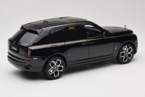 Rolls-Royce Cullinan ブラック Gold Coachline & Shadow Wheels OEM 1:18 028-15A メタル - 画像 3/8