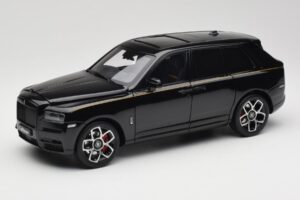 Rolls-Royce Cullinan ブラック Gold Coachline & Shadow Wheels OEM 1:18 028-15A メタル